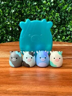 Squish-a-longs by Squishmallows Blue Cow Bundle